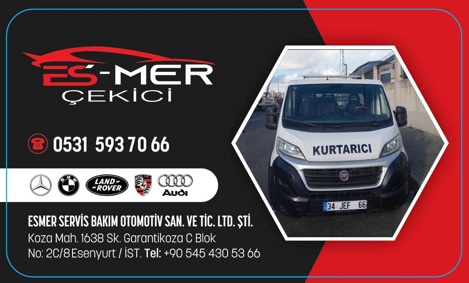 Bahçeşehir • Esenyurt • Beylikdüzü • Avcılar • Büyükçekmece • Hadımköy - 7/24 Acil Çekici & Yol Yardım Hizmeti